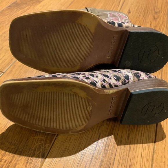 Gently Pre-Owned - 2 PAIRS - Pink Girls- Blue Girls - Roper - Western Boots - Picture 4 of 6